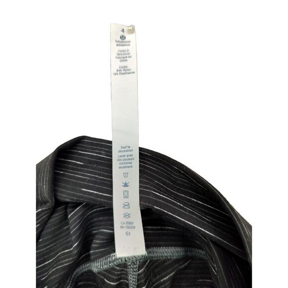 Lululemon Athletica Women's leggings Size 4 Color black and gray - Picture 5 of 8